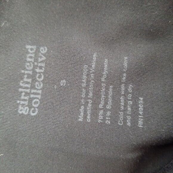 GIRLFRIEND COLLECTIVE Black Compressive High-Rise Crop Legging Sz S - Picture 12 of 12